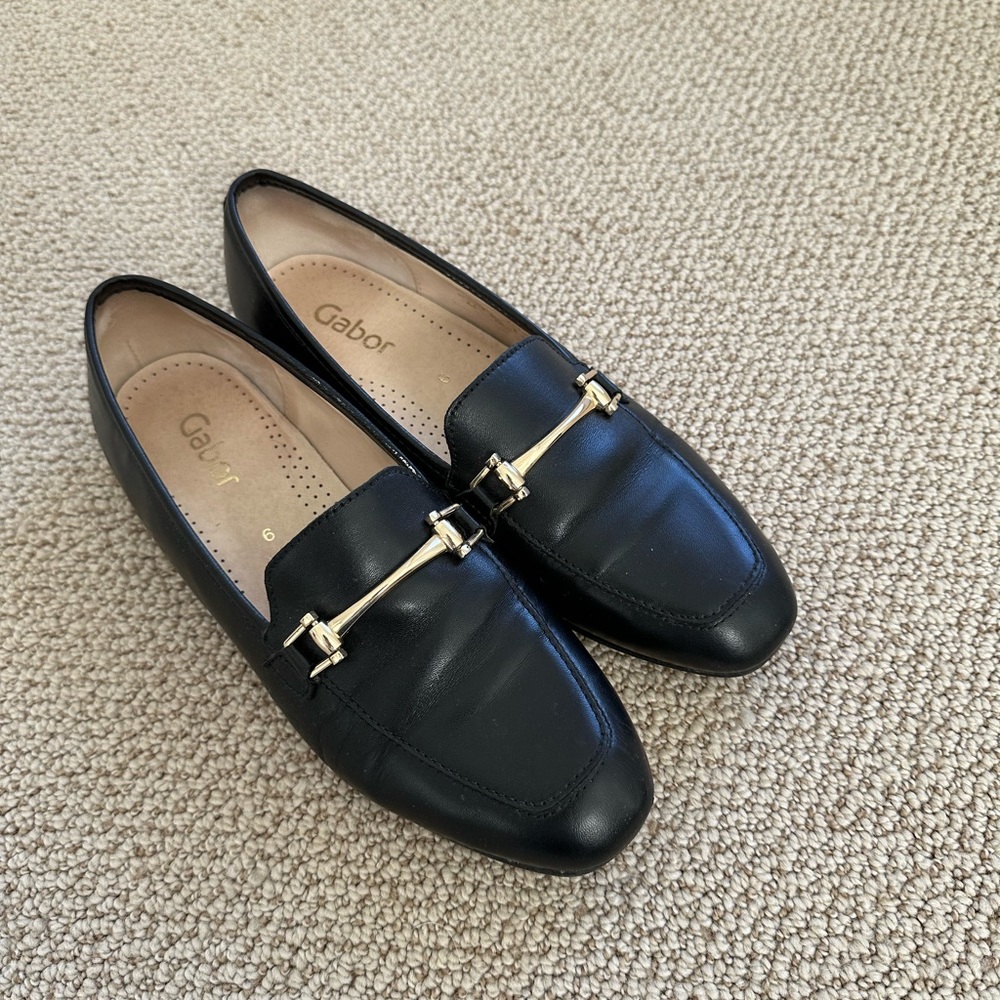 Gabor leather loafers